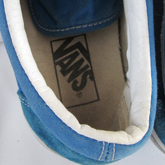 VANS OLD SKOOL Beacon Blue Shoe Mens Size 7.5  Womens Size 9.0 Used - Go… - Picture 8 of 10